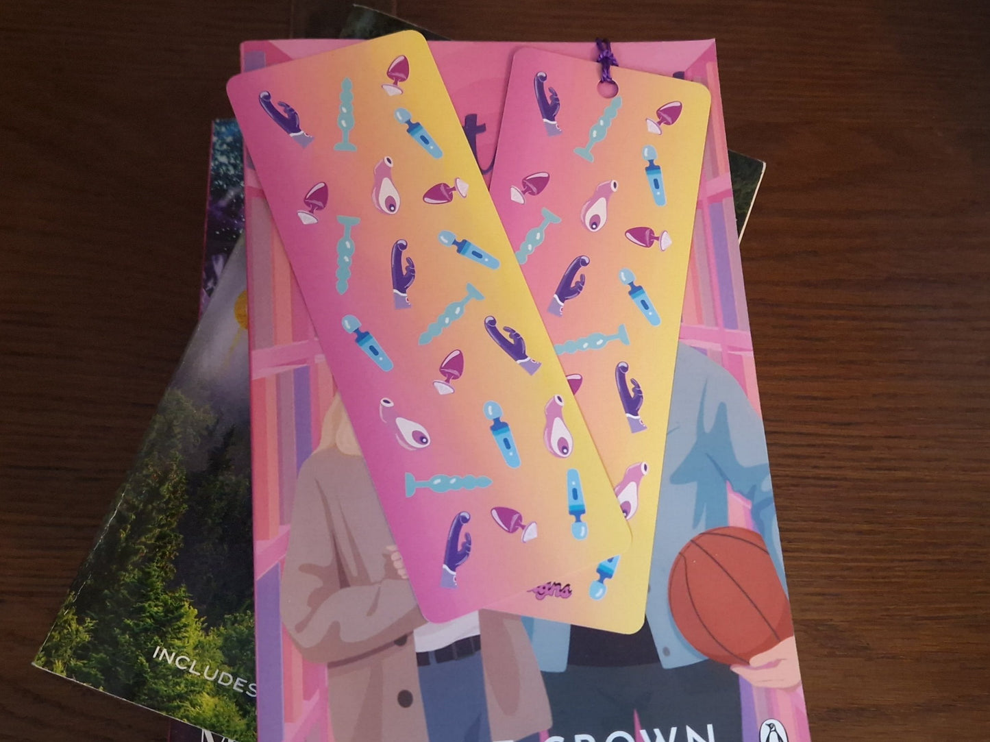 Sex Toy Tassel Bookmark