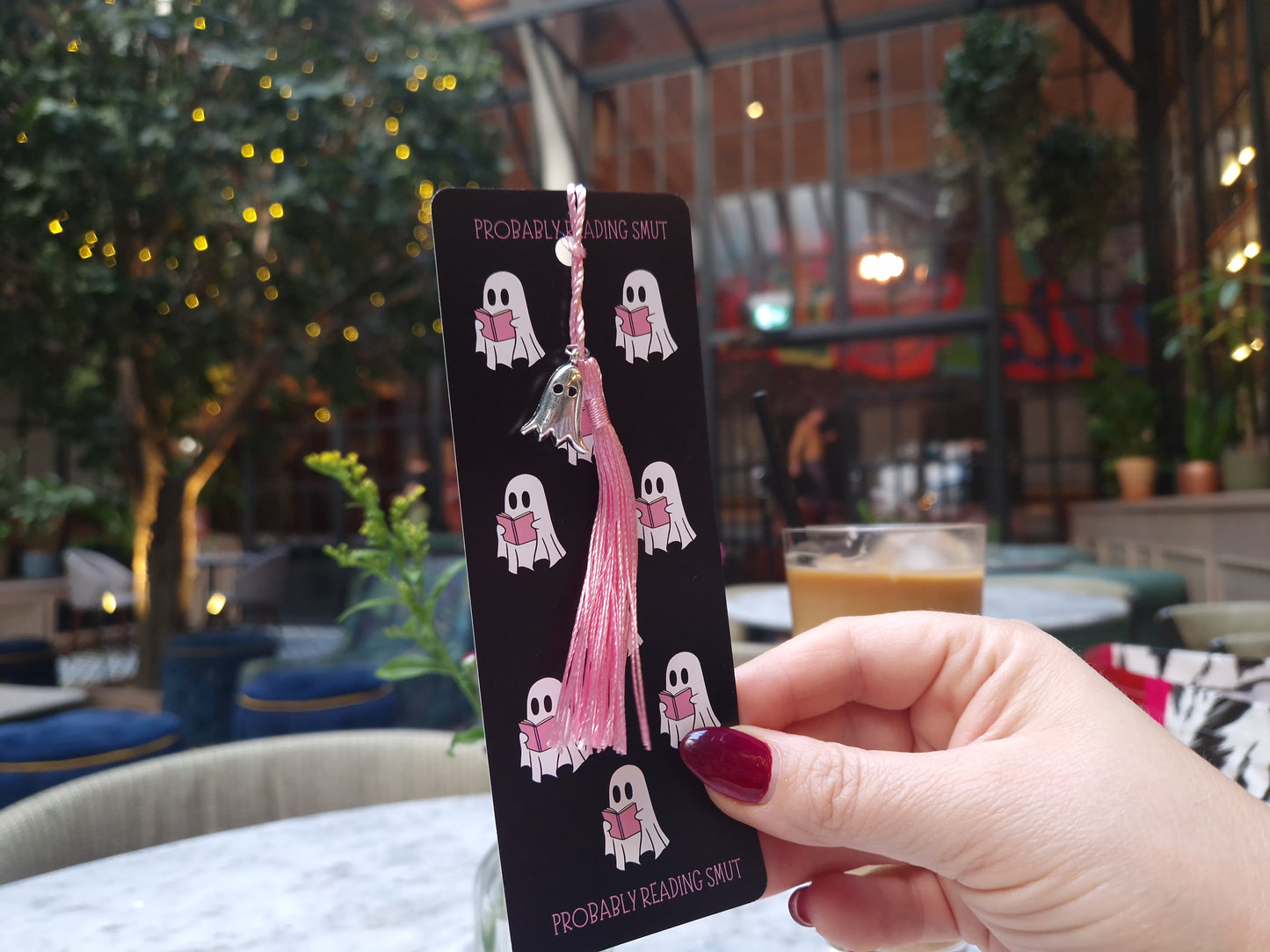 Ghost Smut Tassel Bookmark