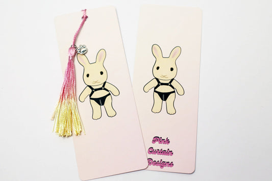 Leslie Rabbit FetPet tassel bookmark