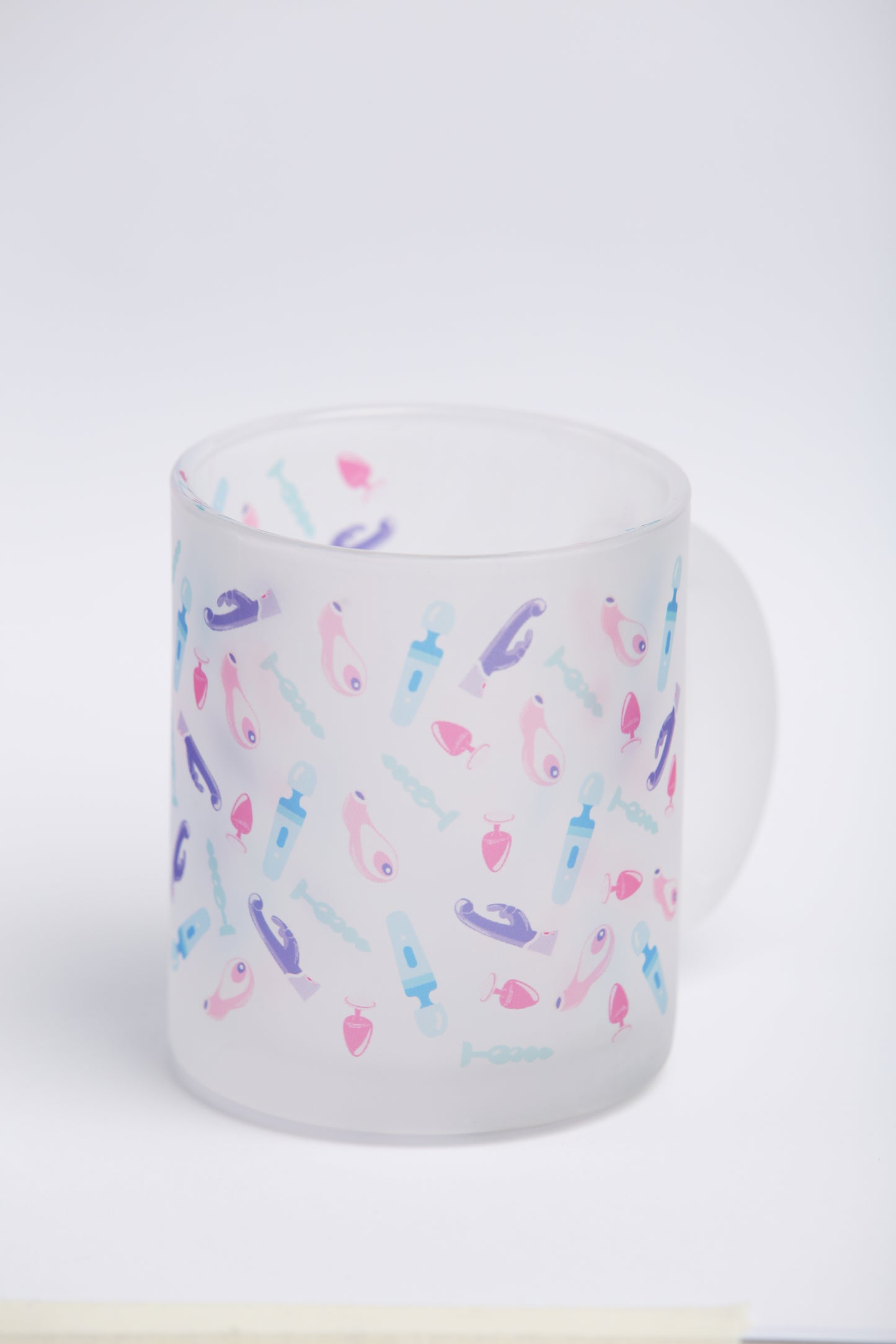 Sex Toy Frosted Glass Mug