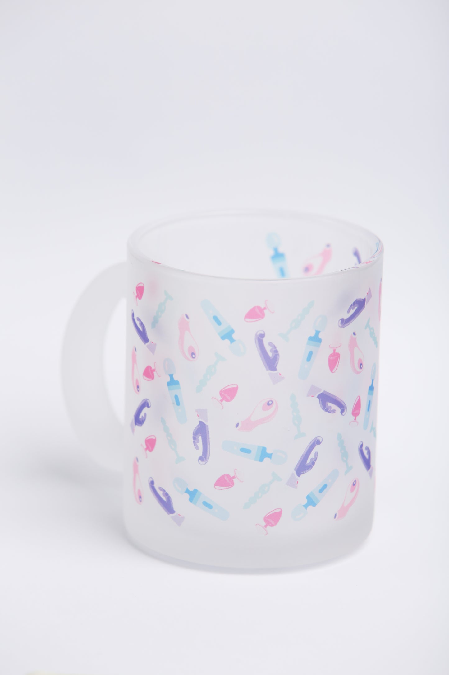 Sex Toy Frosted Glass Mug