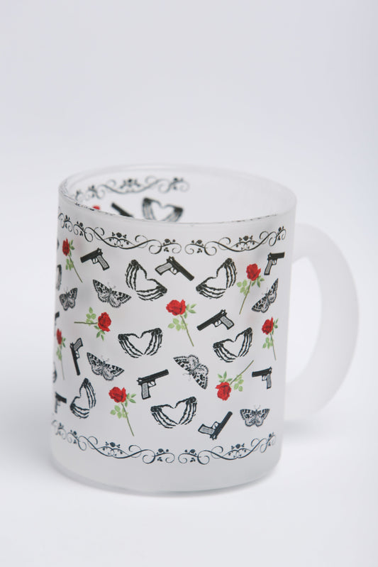 Dark Romance Frosted Glass Mug