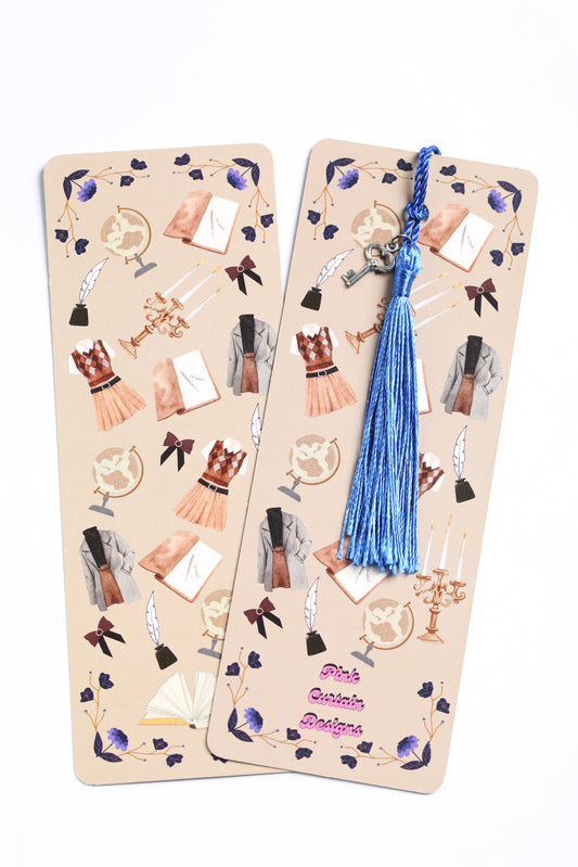 Dark Academia Tassel Bookmark