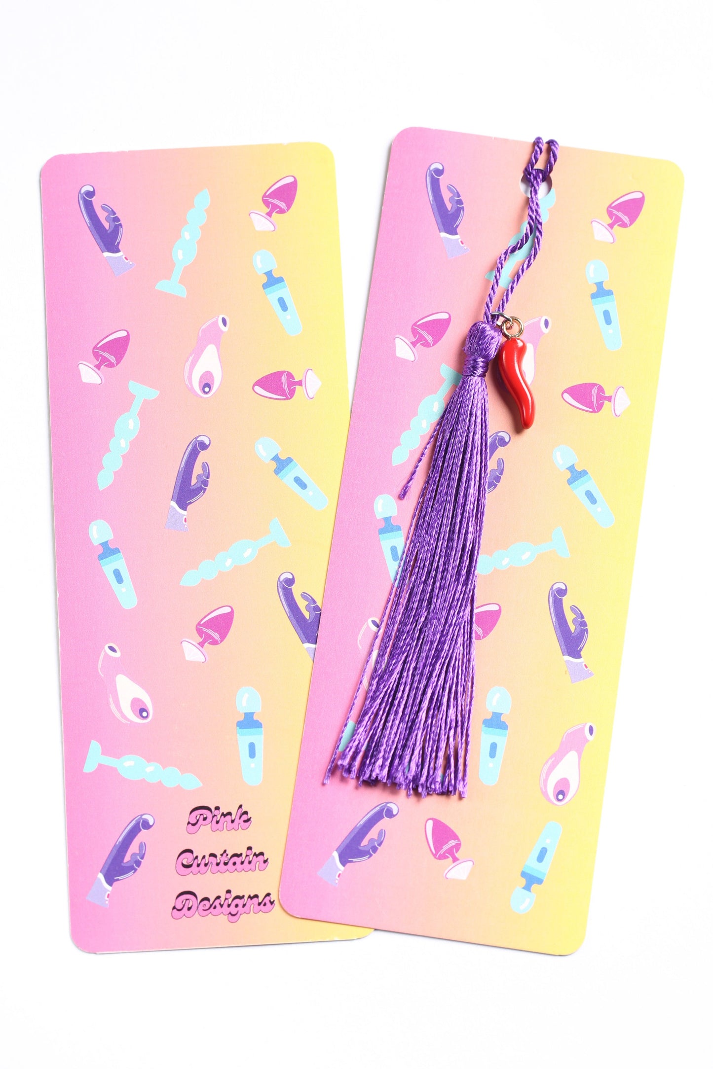 Sex Toy Tassel Bookmark